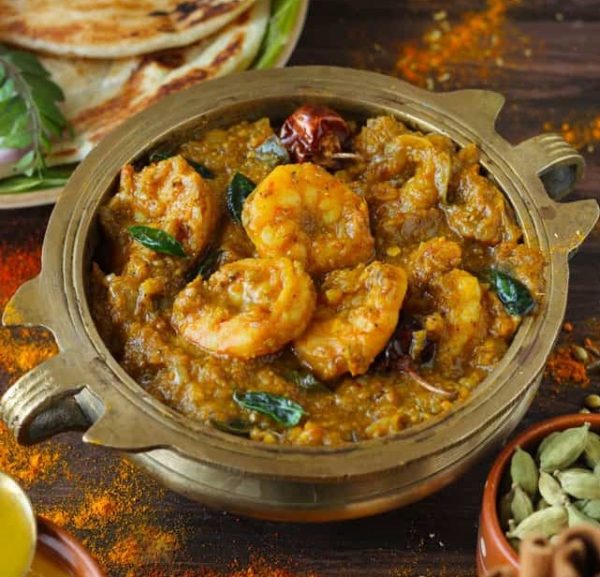 Kadai Shrimp curry