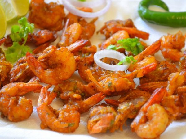 Shrimp pakora