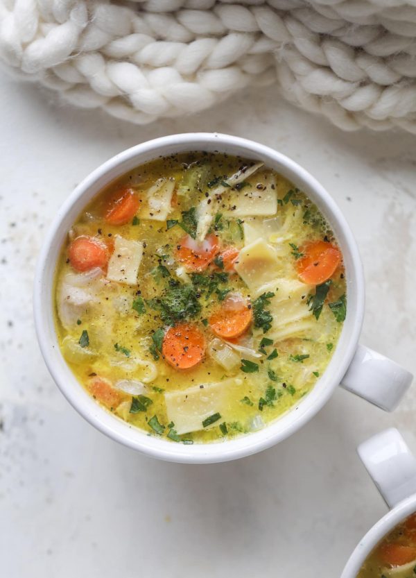 Chicken egg drop soup