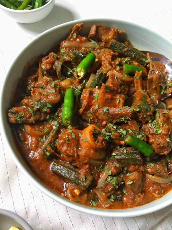 Okra Mutton curry