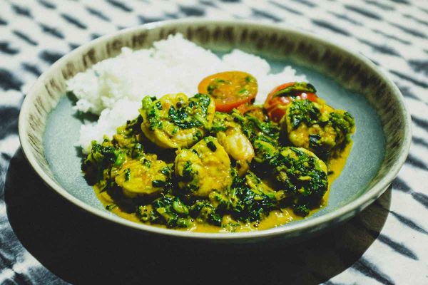 Palak Shimp Curry